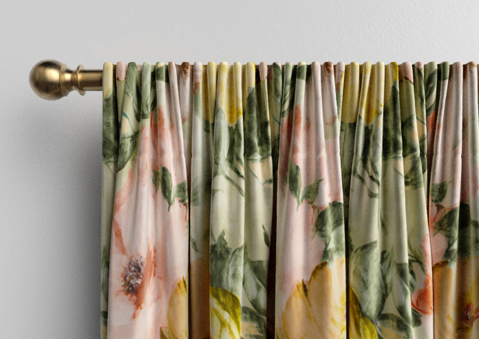 Amelia Faux Silk, Honeydew - Made to Measure Curtain - Image 9